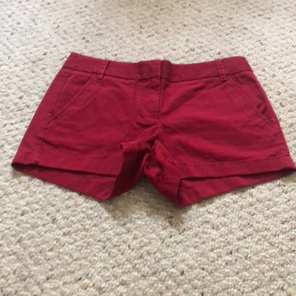 J crew chino 3 inch  shorts size 4